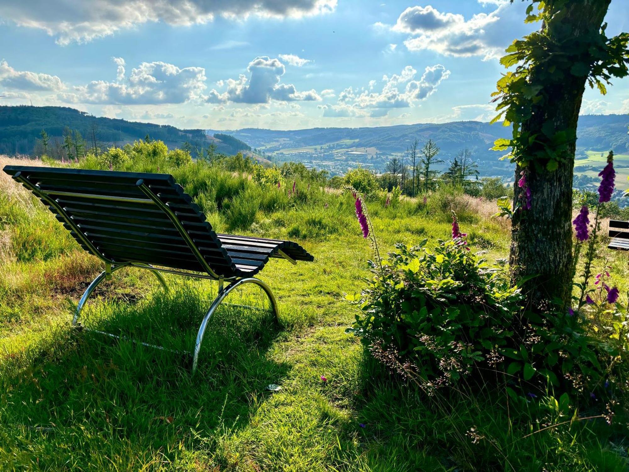 Traumwohnung Mit Sauna, Whirlpool & Wunderschoener Aussicht Плетенберг Екстериор снимка
